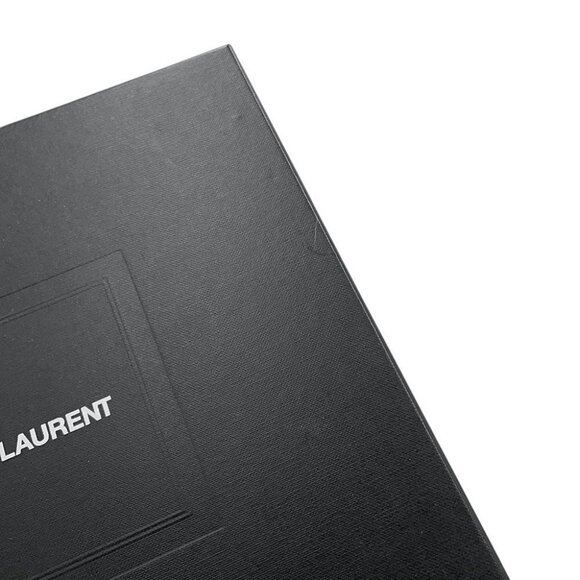 SAINT LAURENT PARIS Monogram Zip Tablet Holder Leather Black 4 - Picture 11 of 16